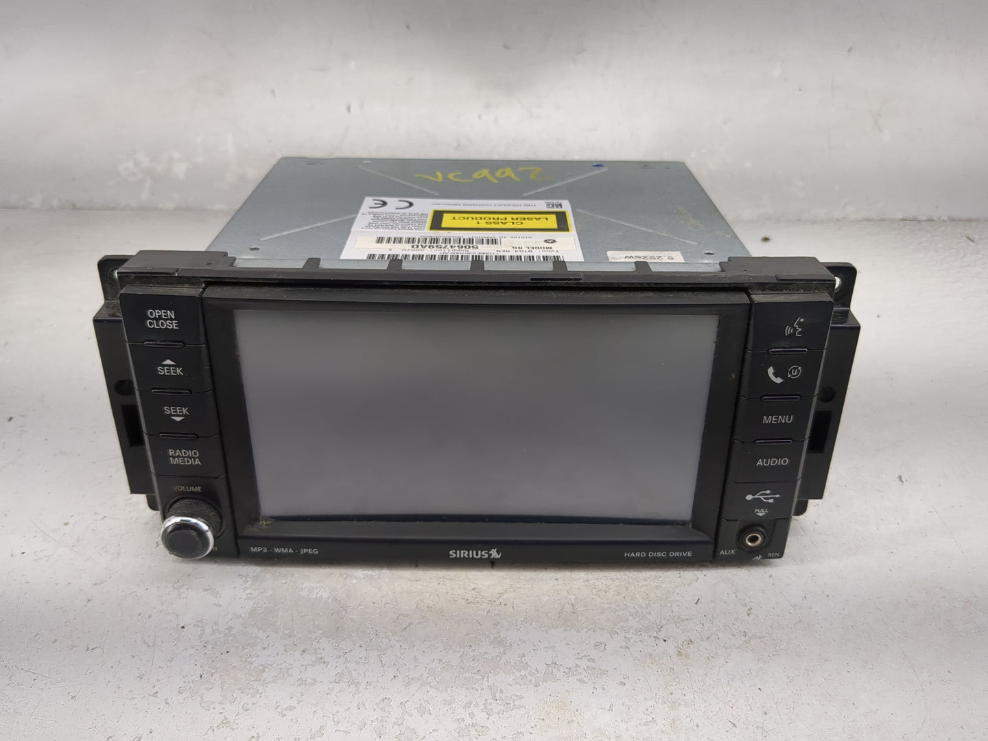 2008 Chrysler Town & Country Radio AM FM Cd Player Receiver Replacement P/N:05064759AD Fits Fits 2009 2010 OEM Used Auto Par