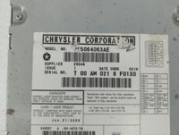 2008-2012 Chrysler Town & Country Information Display Screen - Oemusedautoparts1.com
