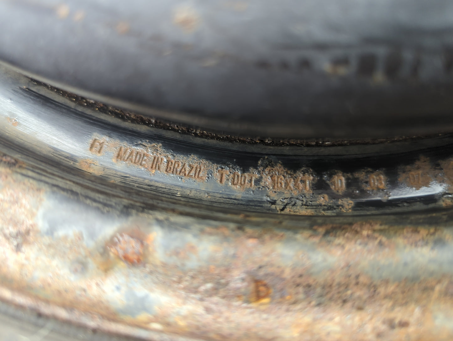 2008-2015 Chrysler Town & Country Spare Donut Tire Wheel Rim Oem - Oemusedautoparts1.com