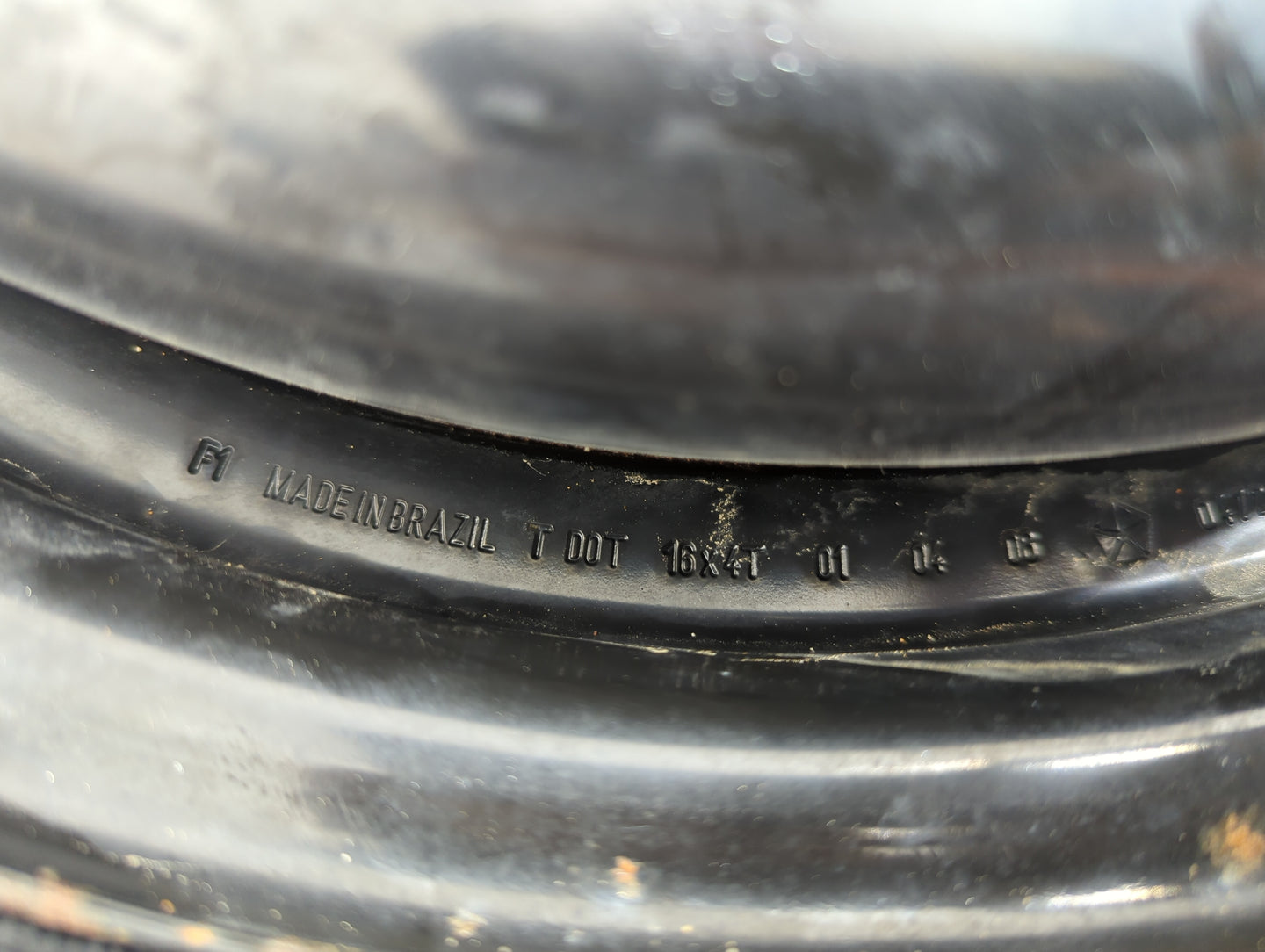 2008-2015 Chrysler Town & Country Spare Donut Tire Wheel Rim Oem 5036807 - Oemusedautoparts1.com