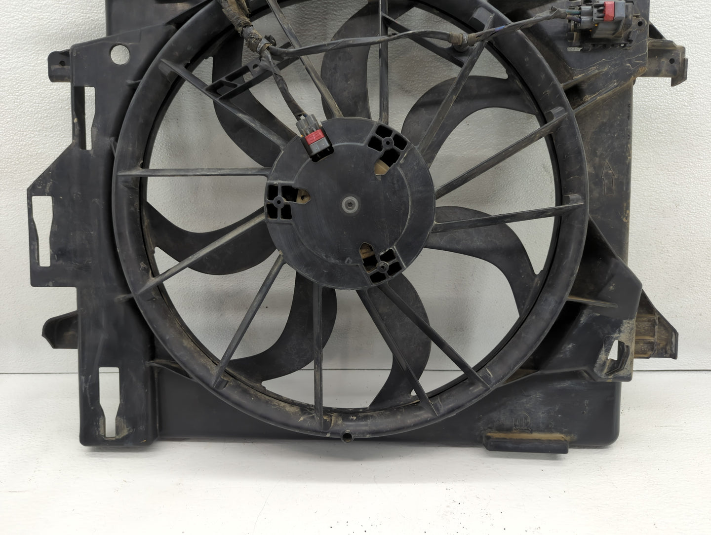 2008-2016 Chrysler Town & Country Left Radiator Fan Motor Assembly - Oemusedautoparts1.com