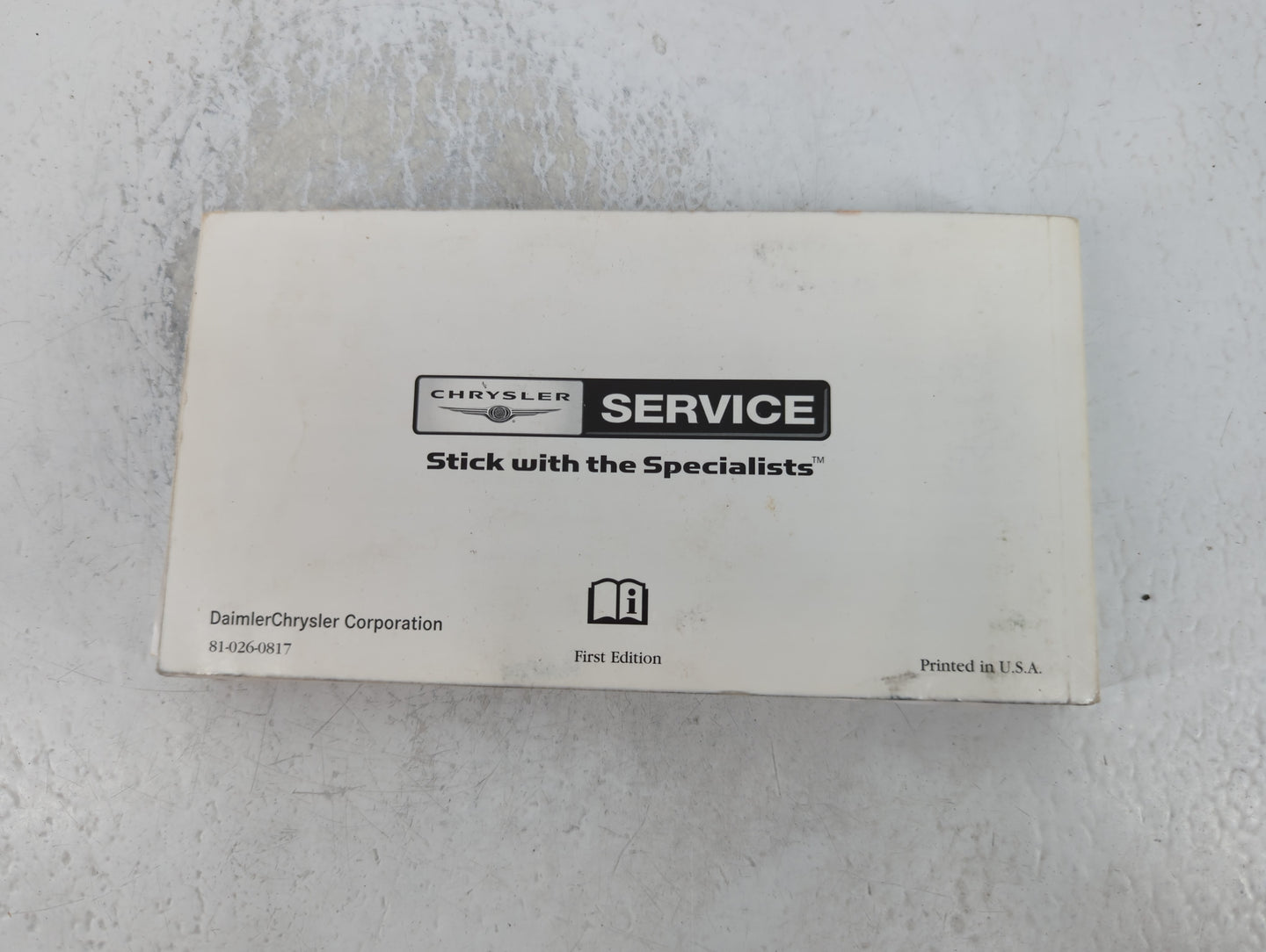 2008 Chrysler Town & Country Owners Manual Book Guide P/N:81-026-0817 OEM Used Auto Parts - Oemusedautoparts1.com