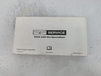 2008 Chrysler Town & Country Owners Manual Book Guide P/N:81-026-0817 OEM Used Auto Parts - Oemusedautoparts1.com