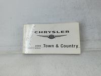 2008 Chrysler Town & Country Owners Manual Book Guide P/N:81-026-0817 OEM Used Auto Parts - Oemusedautoparts1.com