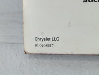 2008 Chrysler Town & Country Owners Manual Book Guide P/N:81-026-0817 OEM Used Auto Parts - Oemusedautoparts1.com