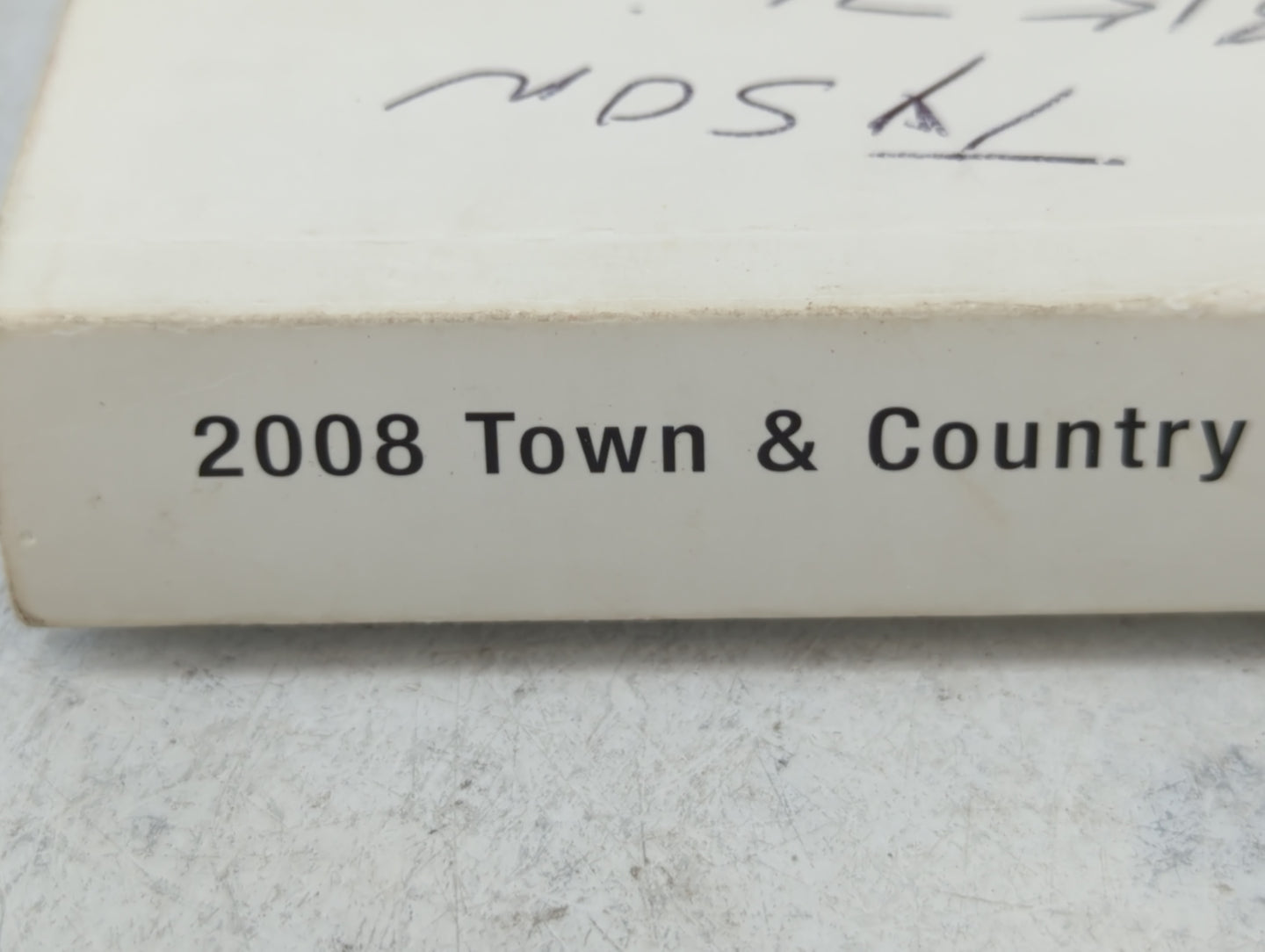 2008 Chrysler Town & Country Owners Manual Book Guide P/N:81-026-0817 OEM Used Auto Parts - Oemusedautoparts1.com