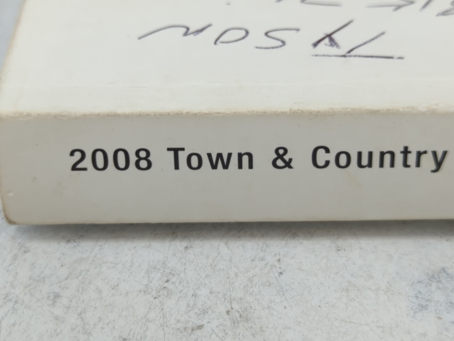 2008 Chrysler Town & Country Owners Manual Book Guide P/N:81-026-0817 OEM Used Auto Parts - Oemusedautoparts1.com