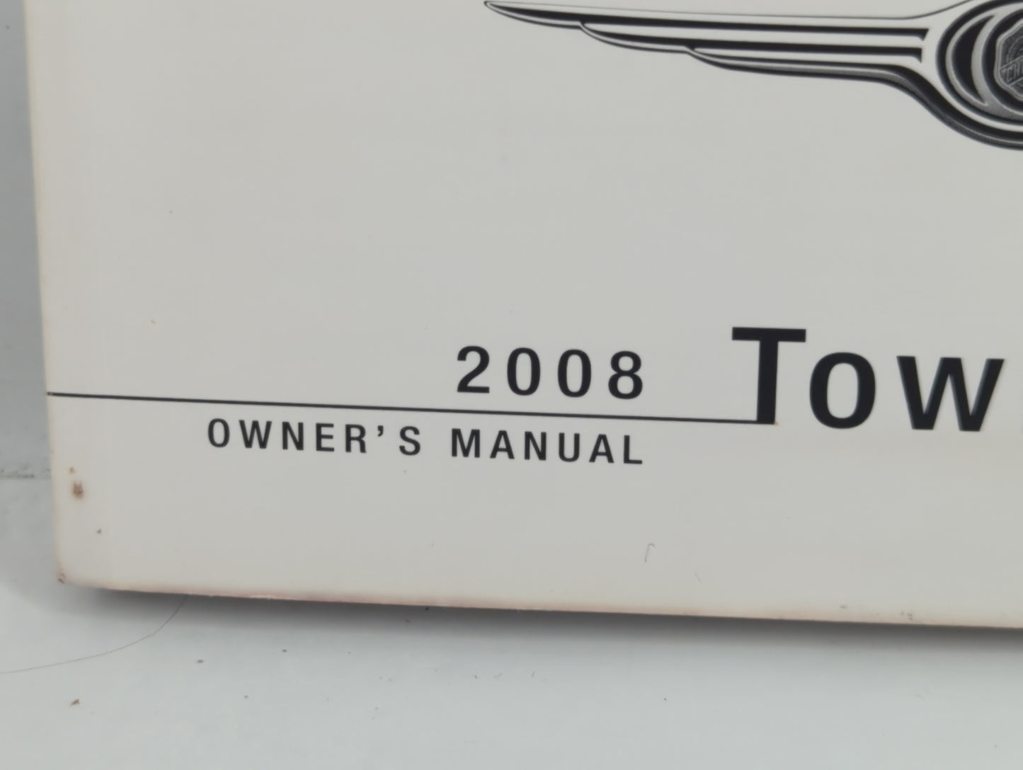 2008 Chrysler Town & Country Owners Manual Book Guide P/N:81-026-0817 OEM Used Auto Parts - Oemusedautoparts1.com
