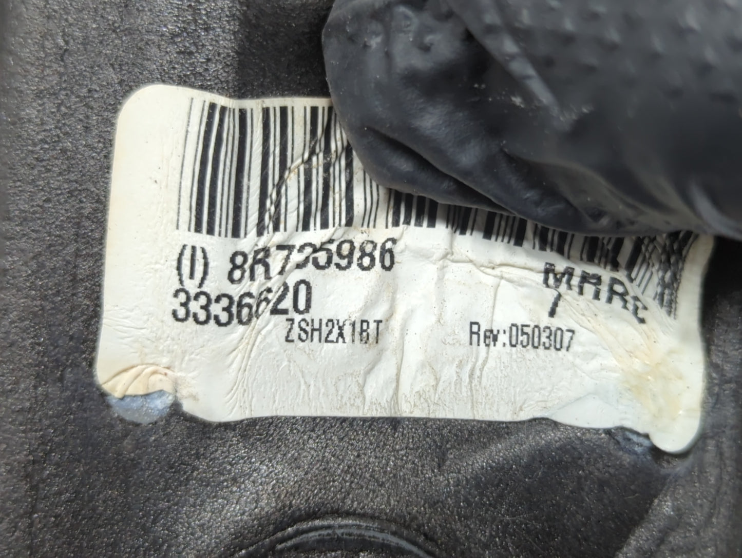 2008 Chrysler Town & Country Passenger Right Side View Manual Door Mirror - Oemusedautoparts1.com