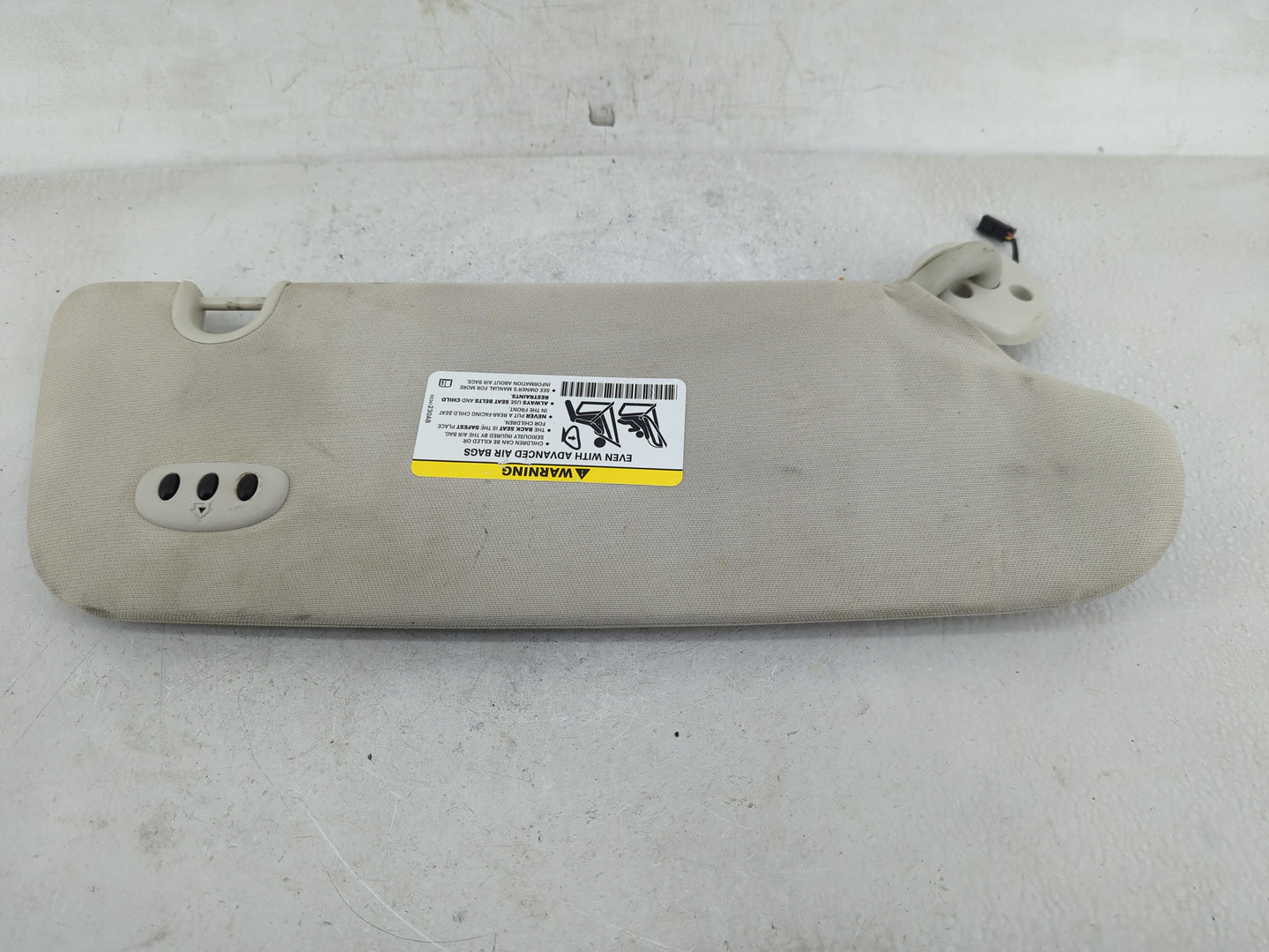 2008-2010 Chrysler Town & Country Sun Visor Shade Replacement Driver Left Mirror Fits Fits 2008 2009 2010 OEM Used Auto Part