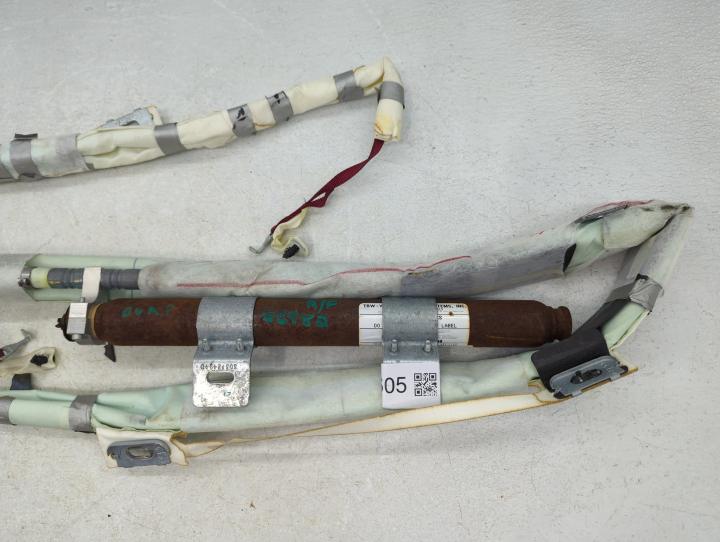2008-2009 Chrysler Town & Country Passenger Curtain Air Bag Oem - Oemusedautoparts1.com