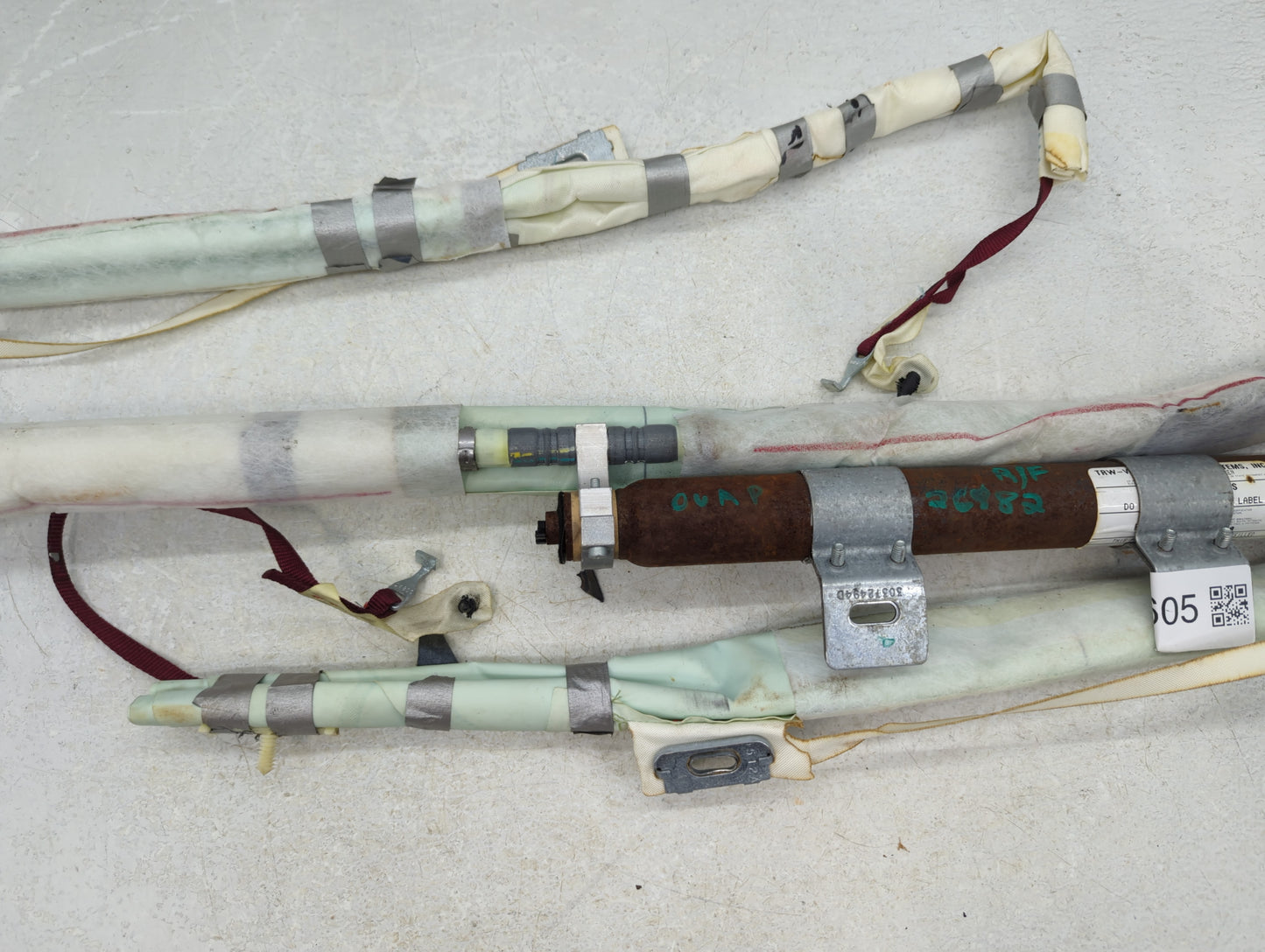 2008-2009 Chrysler Town & Country Passenger Curtain Air Bag Oem - Oemusedautoparts1.com