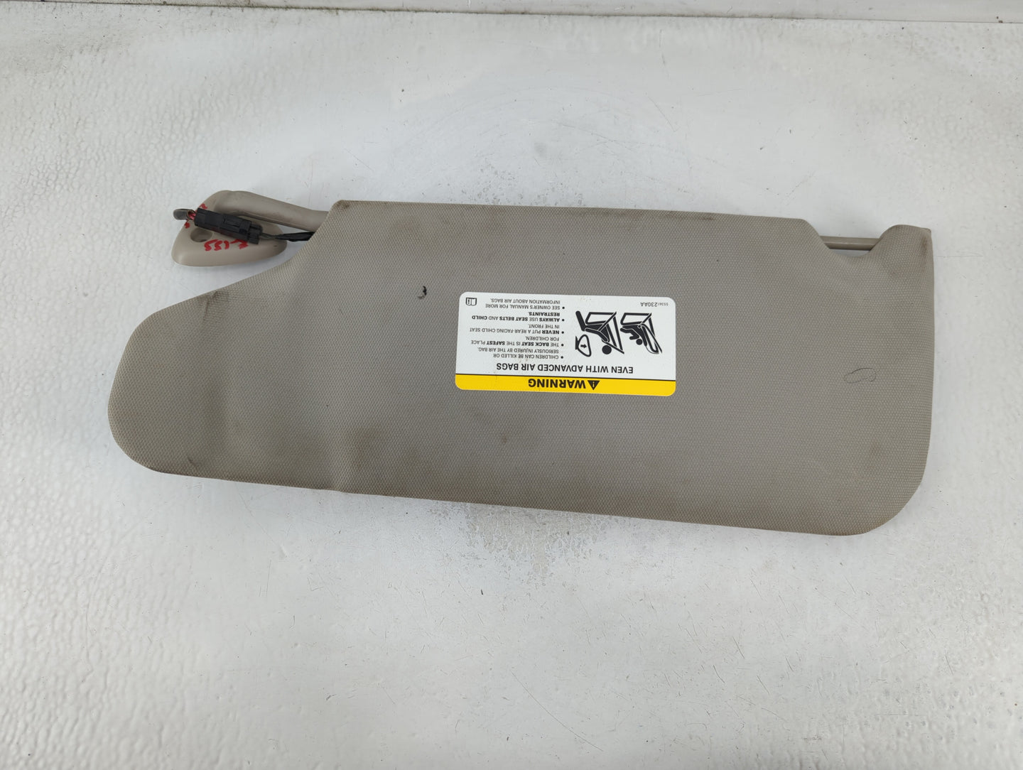 2008-2010 Chrysler Town & Country Sun Visor Shade Replacement Passenger Right Mirror Fits Fits 2008 2009 2010 OEM Used Auto 