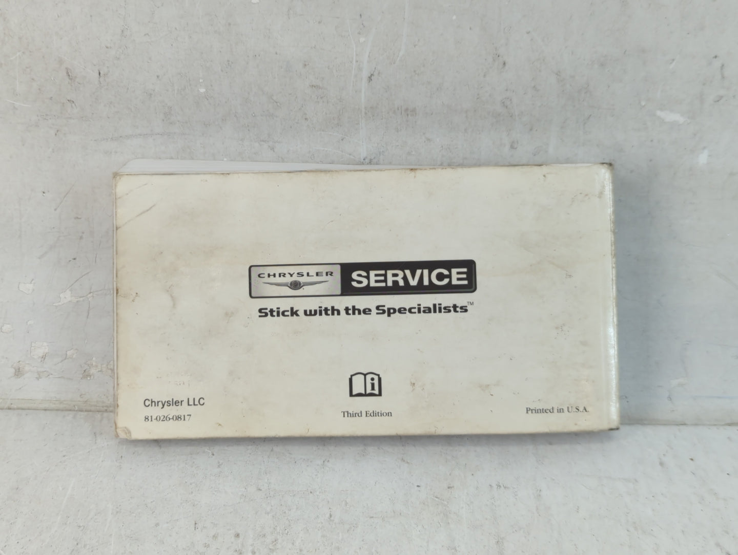 2008 Chrysler Town & Country Owners Manual Book Guide OEM Used Auto Parts - Oemusedautoparts1.com
