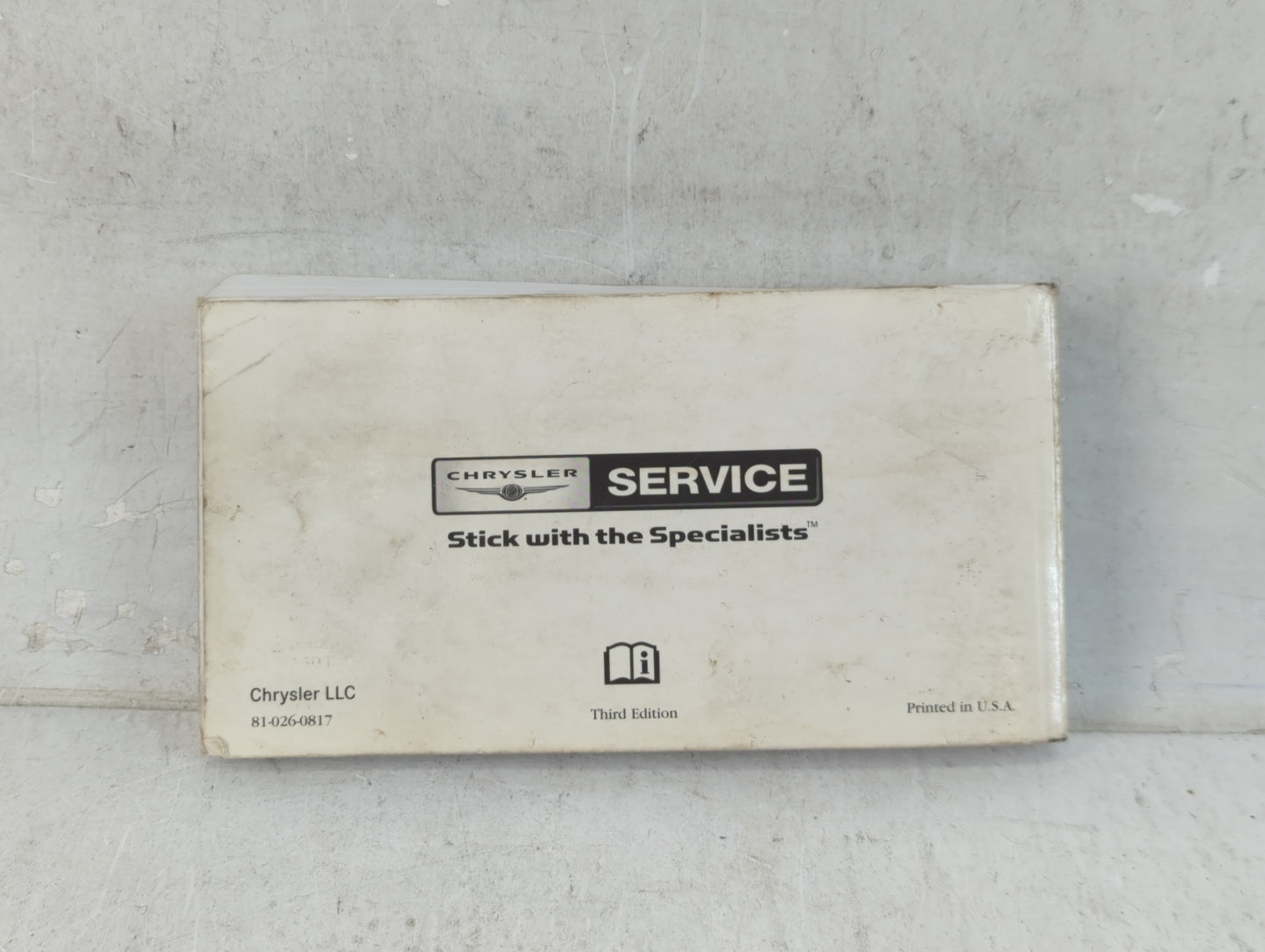 2008 Chrysler Town & Country Owners Manual Book Guide OEM Used Auto Parts - Oemusedautoparts1.com