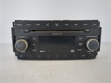 2008 Chrysler Town & Country Radio AM FM Cd Player Receiver Replacement P/N:P05064411AF Fits OEM Used Auto Parts - Oemusedau