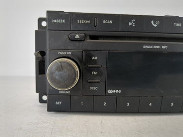 2008 Chrysler Town & Country Radio AM FM Cd Player Receiver Replacement P/N:P05064411AF Fits OEM Used Auto Parts