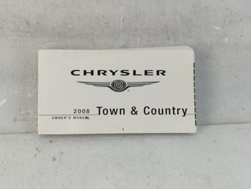 2008 Chrysler Town & Country Owners Manual Book Guide OEM Used Auto Parts - Oemusedautoparts1.com