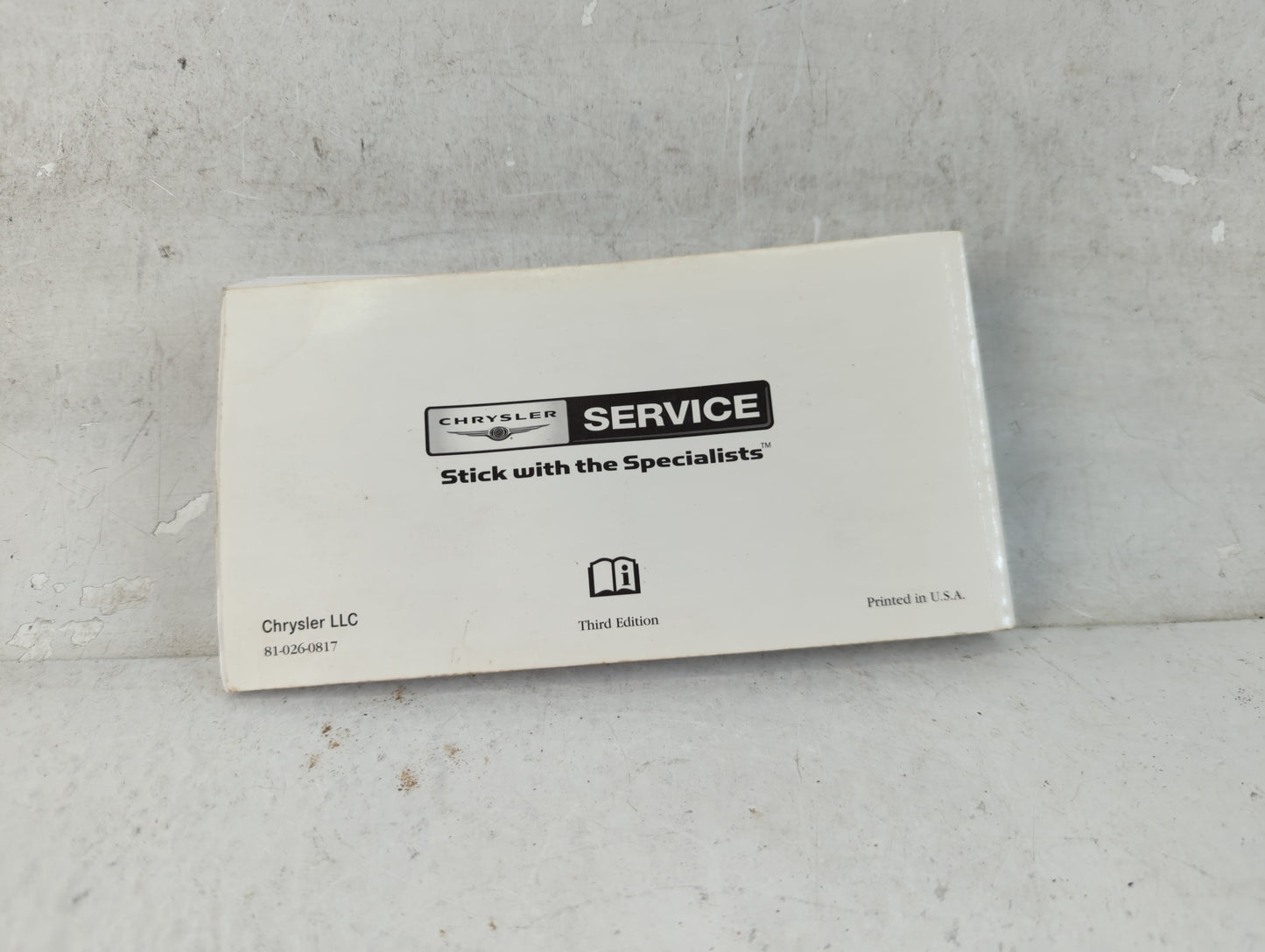 2008 Chrysler Town & Country Owners Manual Book Guide OEM Used Auto Parts - Oemusedautoparts1.com