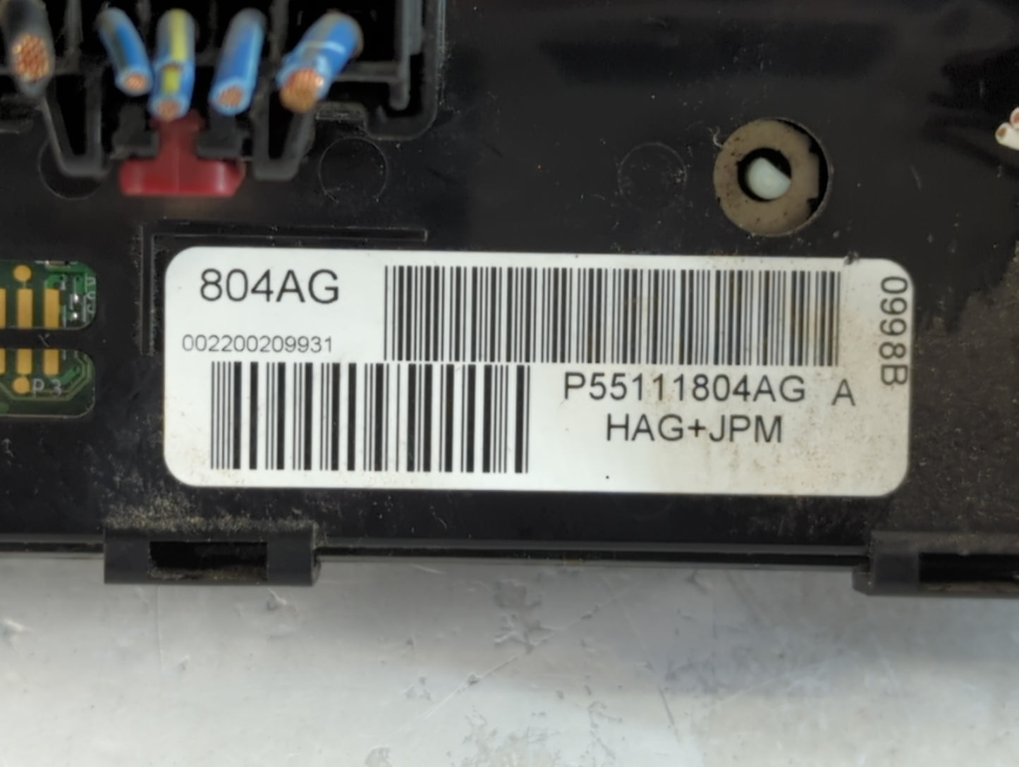 2008 Chrysler Town & Country Climate Control Module Temperature AC/Heater Replacement Fits OEM Used Auto Parts - Oemusedauto