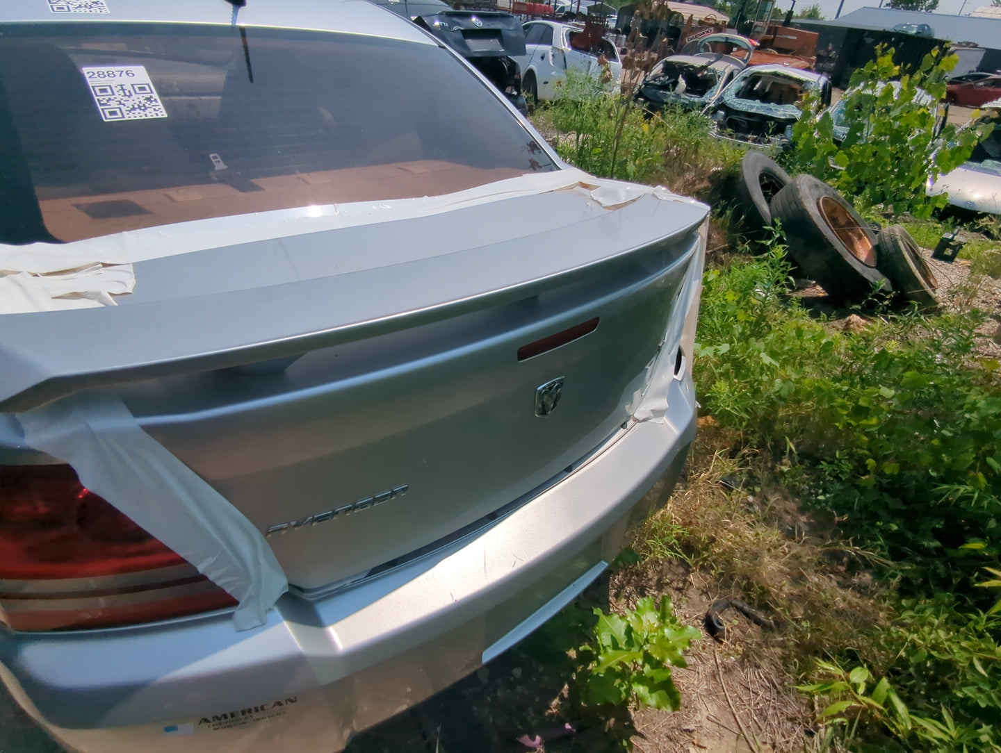 2008-2014 Dodge Avenger Trunk/decklid/hatch/tailgate Oem - Oemusedautoparts1.com