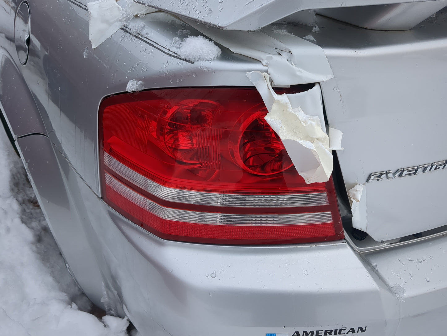 2008-2010 Dodge Avenger Tail Light Assembly Driver Left OEM Fits Fits 2008 2009 2010 OEM Used Auto Parts - Oemusedautoparts1