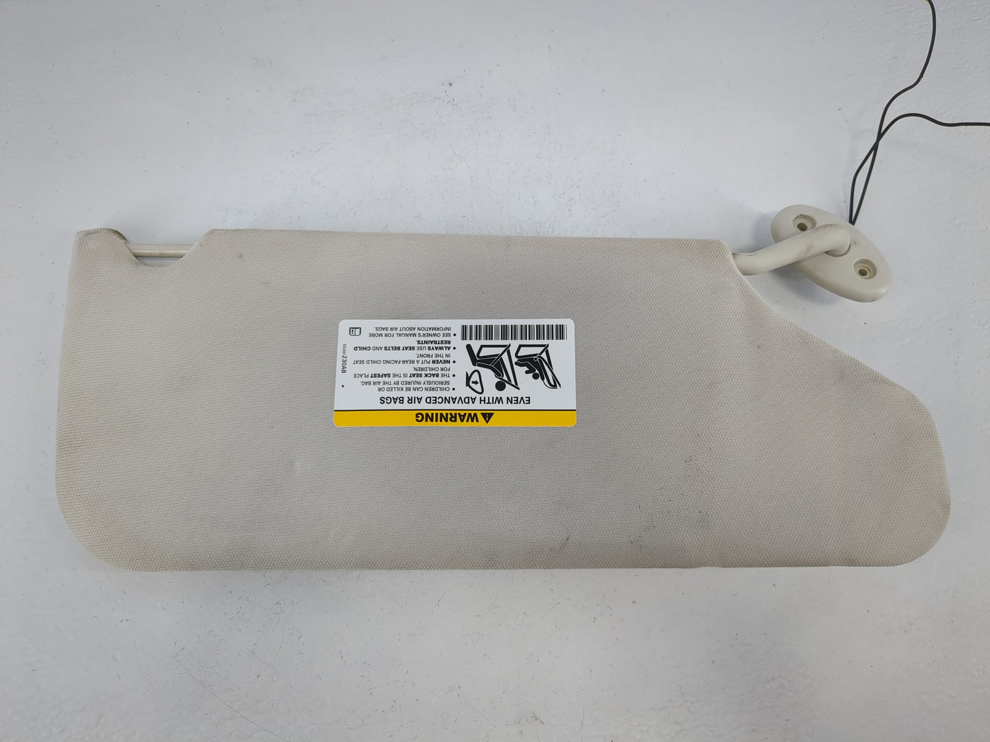 2008-2010 Dodge Avenger Sun Visor Shade Replacement Driver Left Mirror Fits Fits 2008 2009 2010 OEM Used Auto Parts - Oemuse
