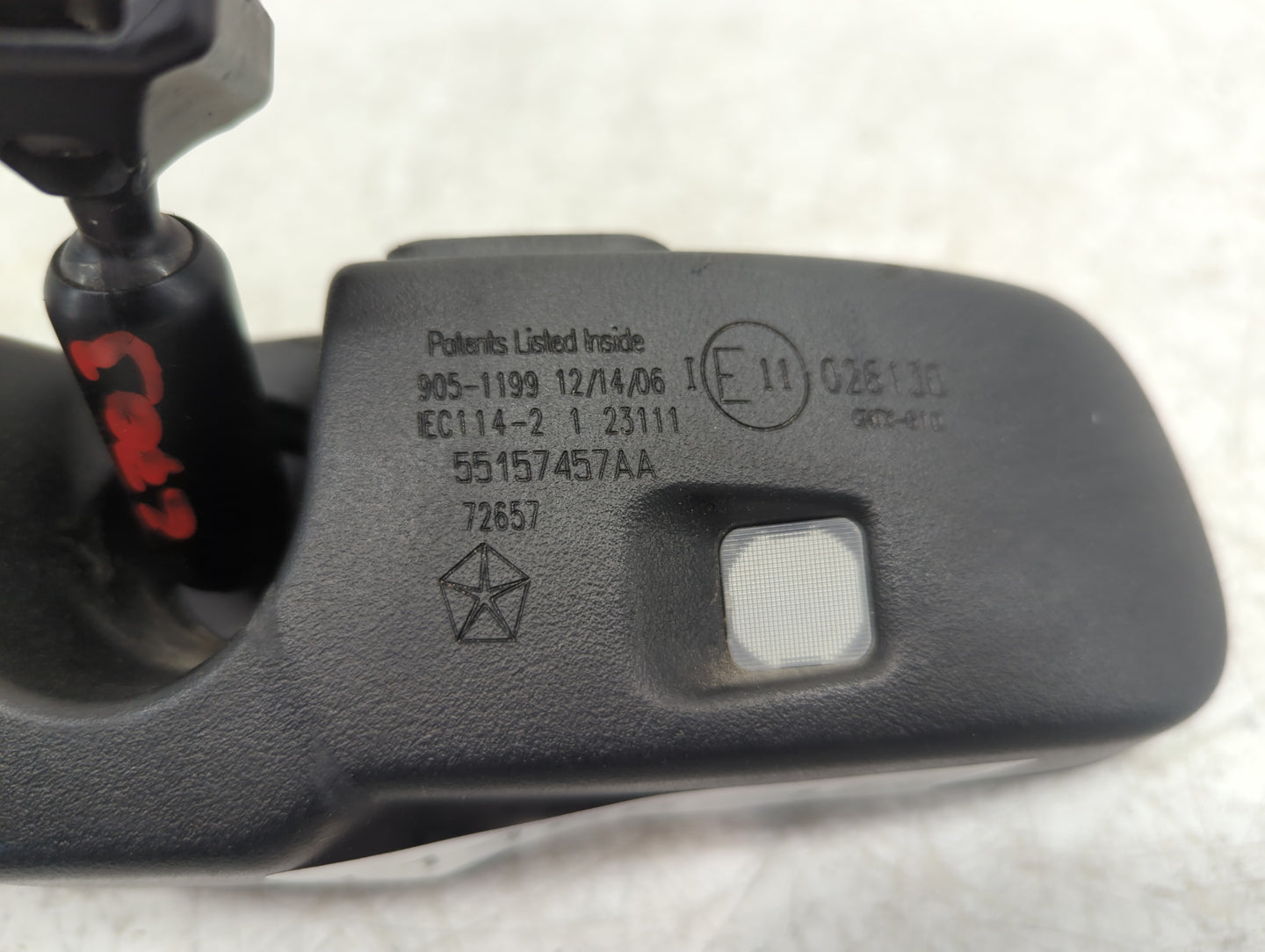 2008-2014 Dodge Avenger Interior Rear View Mirror Replacement OEM P/N:E11028130 Fits OEM Used Auto Parts - Oemusedautoparts1