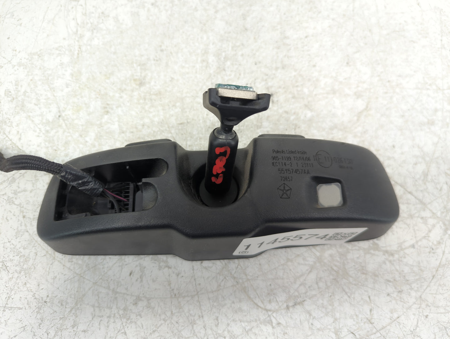 2008-2014 Dodge Avenger Interior Rear View Mirror Replacement OEM P/N:E11028130 Fits OEM Used Auto Parts - Oemusedautoparts1
