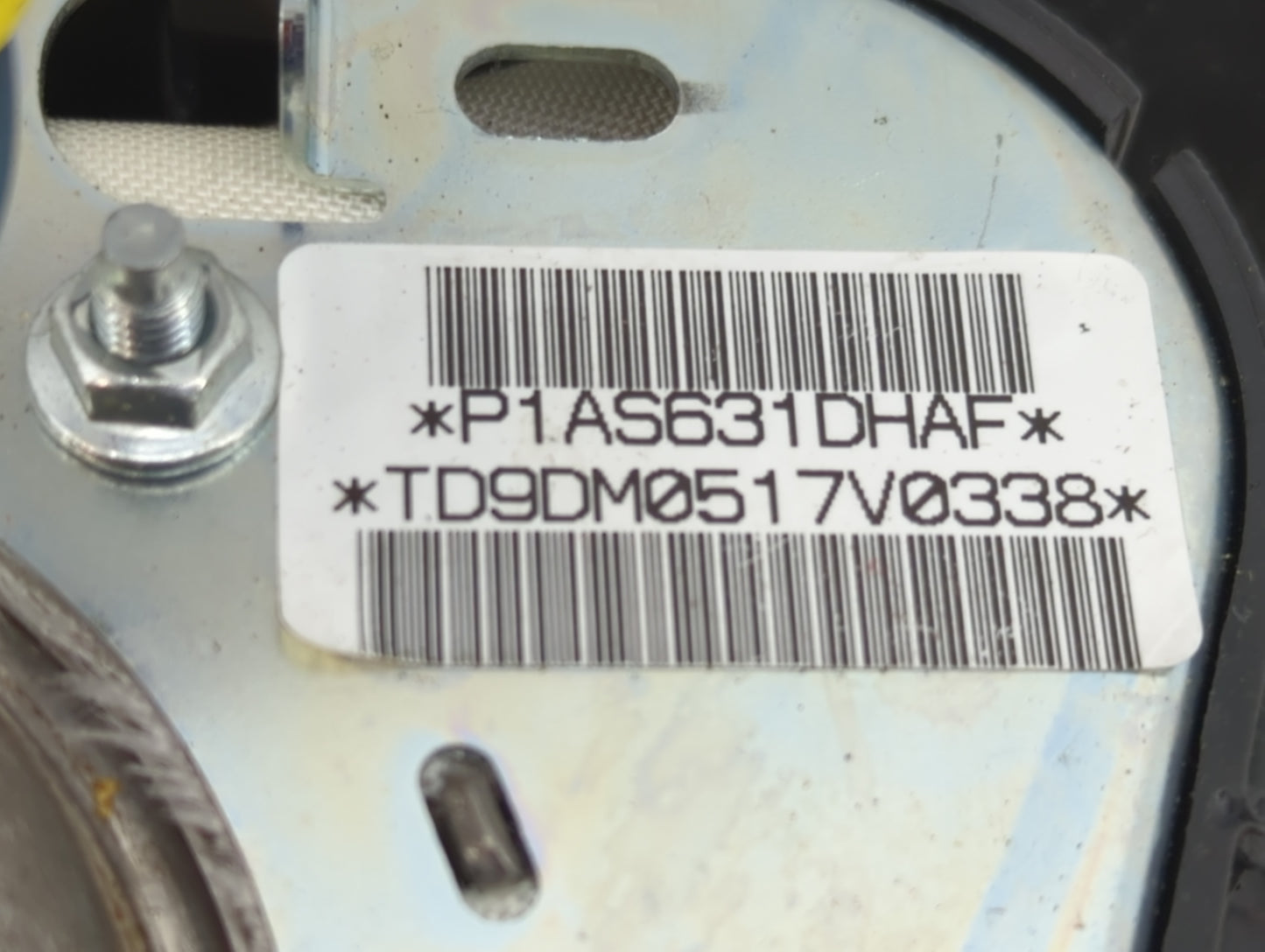 2008-2009 Dodge Avenger Air Bag Driver Left Steering Wheel Mounted P/N:P1AS631DHAF Fits Fits 2008 2009 OEM Used Auto Parts -