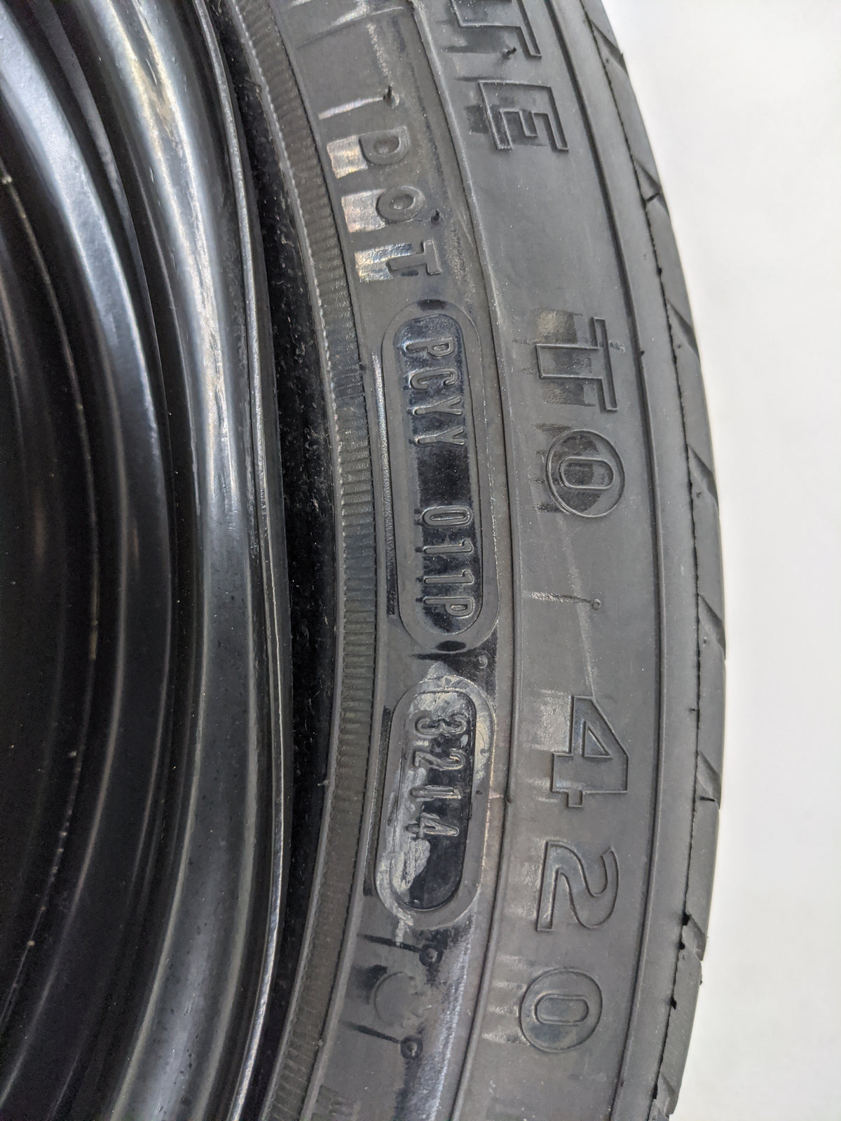 2008 Dodge Avenger Spare Donut Tire Wheel Rim Oem 1420803 - Oemusedautoparts1.com