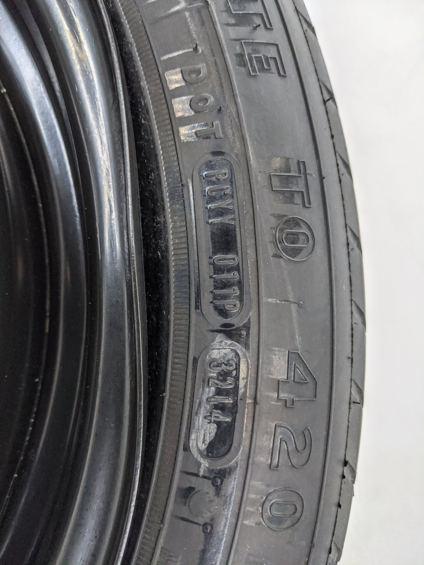 2008 Dodge Avenger Spare Donut Tire Wheel Rim Oem - Oemusedautoparts1.com
