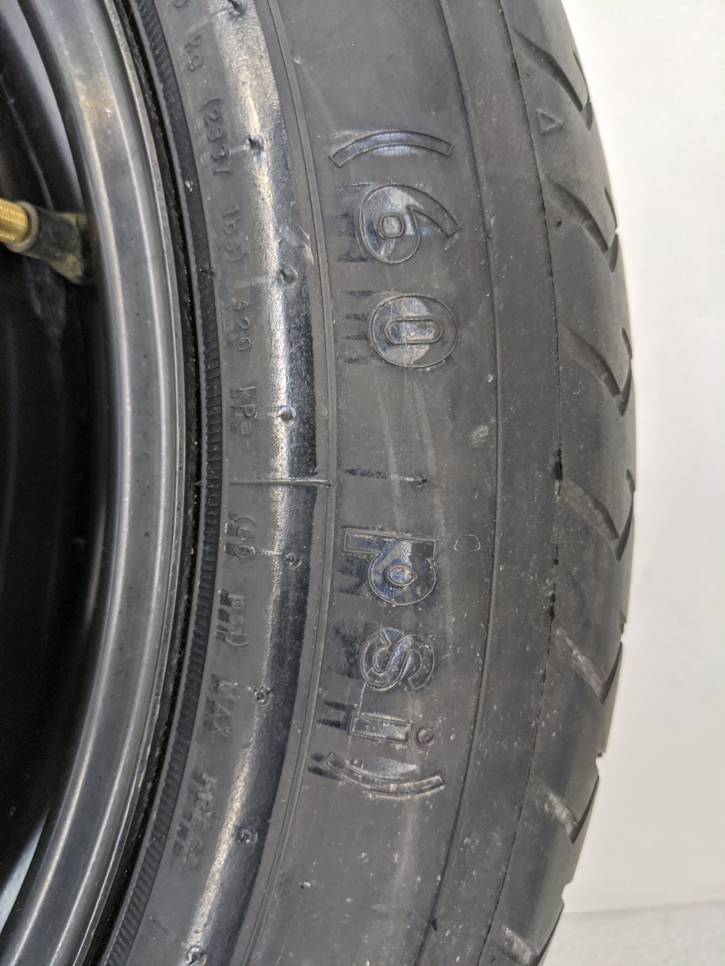 2008 Dodge Avenger Spare Donut Tire Wheel Rim Oem - Oemusedautoparts1.com