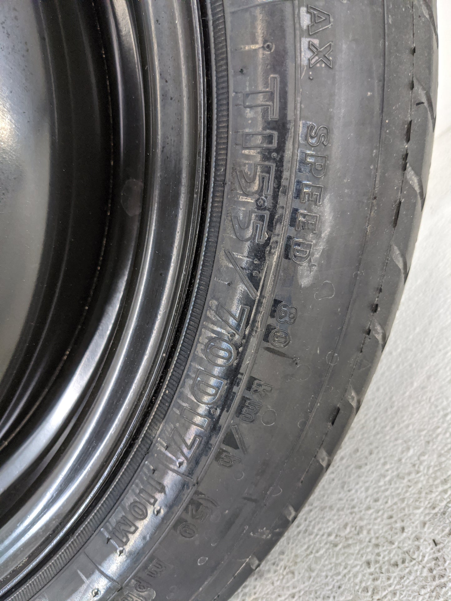 2008 Dodge Avenger Spare Donut Tire Wheel Rim Oem - Oemusedautoparts1.com