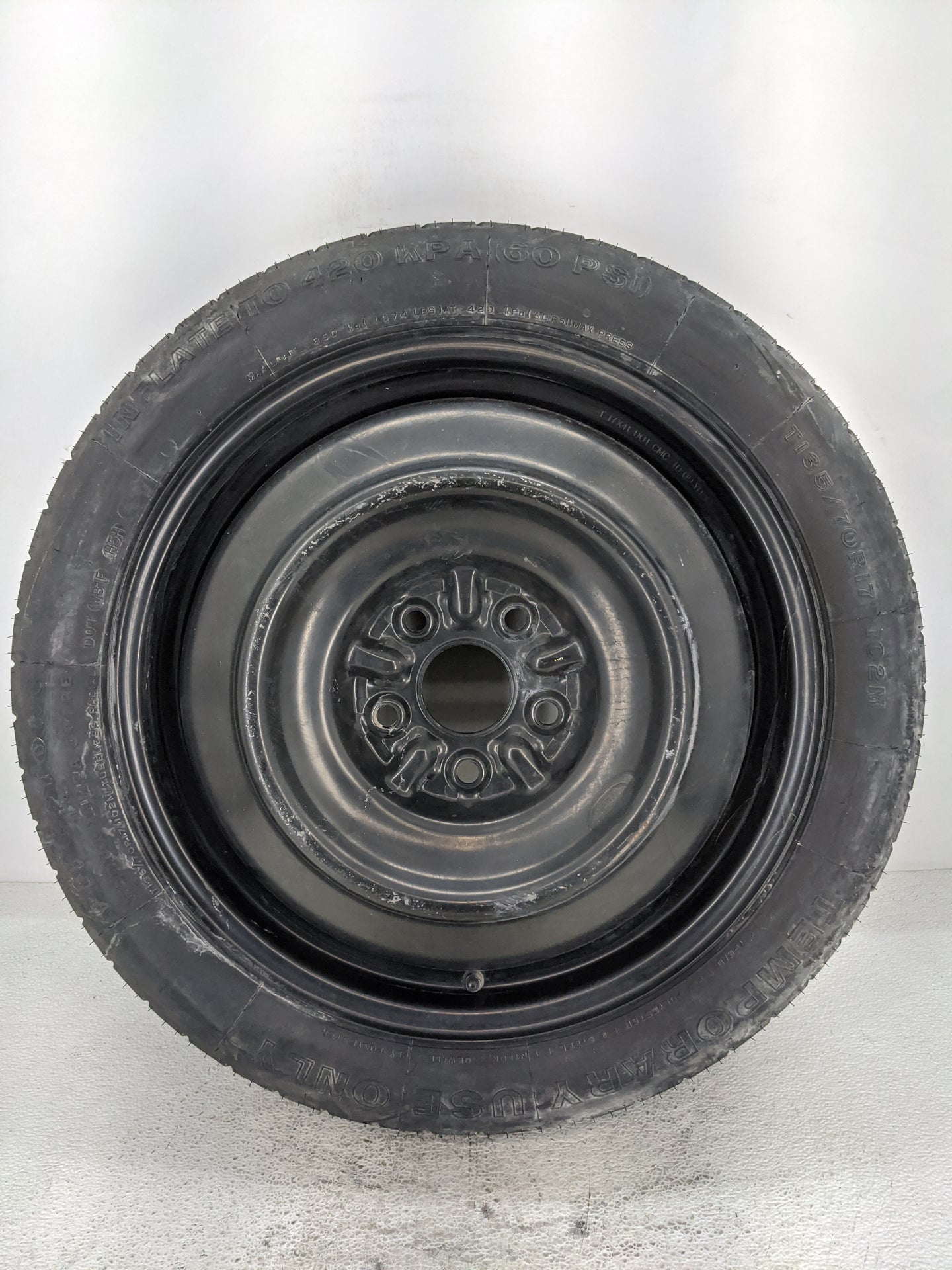 2008 Dodge Avenger Spare Donut Tire Wheel Rim Oem 1420805 - Oemusedautoparts1.com