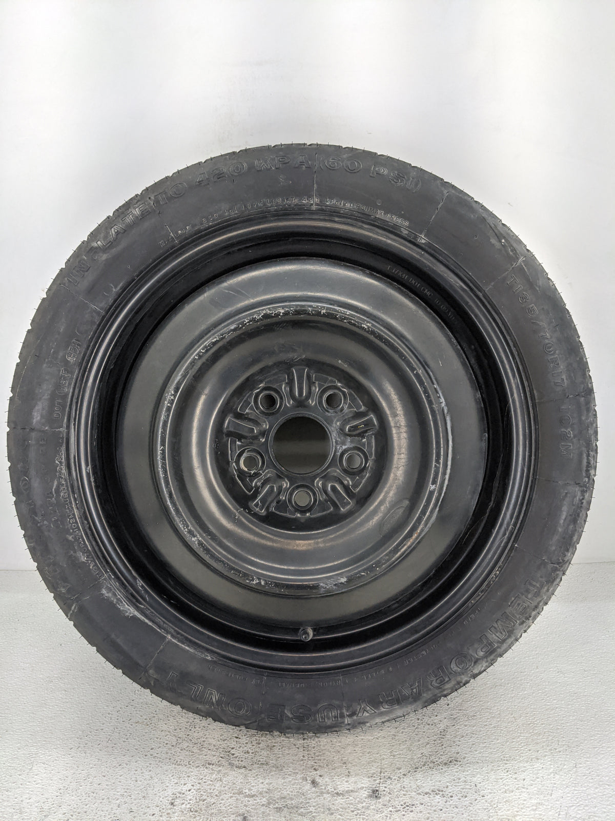 2008-2010 Dodge Avenger Spare Donut Tire Wheel Rim Oem 1420805 - Oemusedautoparts1.com