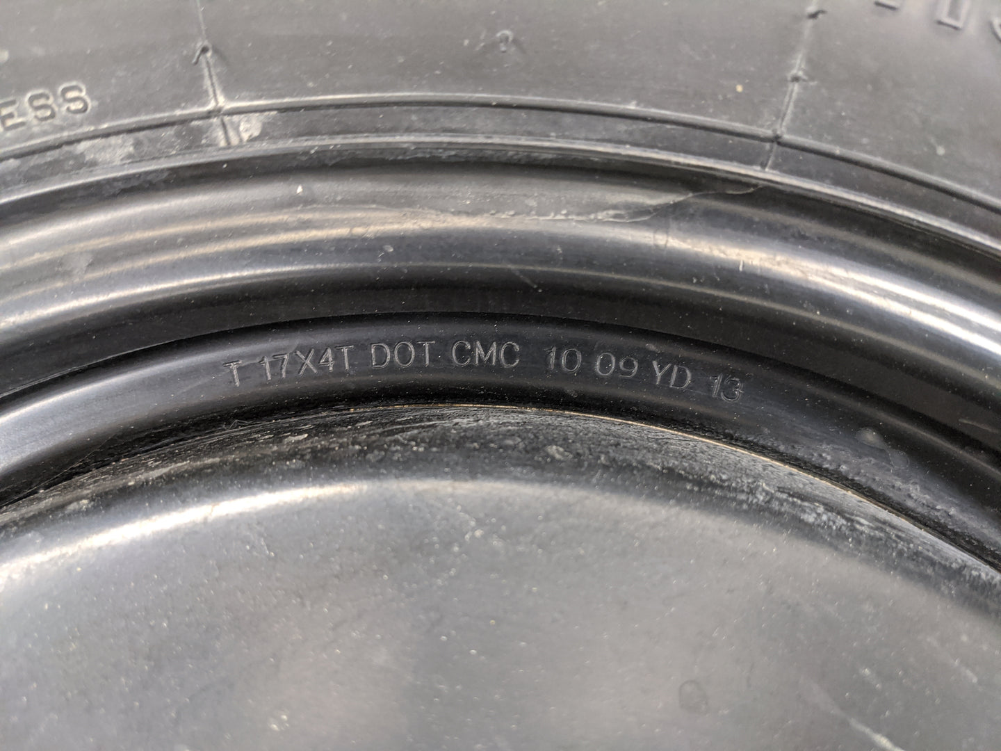 2008 Dodge Avenger Spare Donut Tire Wheel Rim Oem 1420805 - Oemusedautoparts1.com