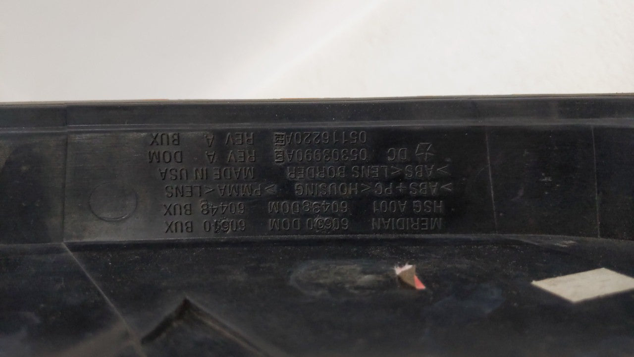 2008-2010 Dodge Avenger Tail Light Assembly Passenger Right OEM Fits Fits 2008 2009 2010 OEM Used Auto Parts - Oemusedautopa