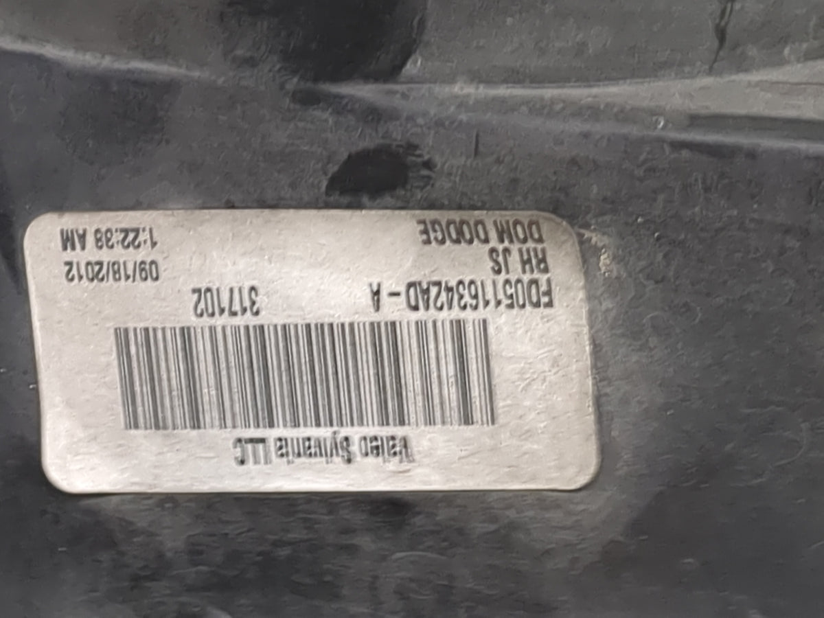 2008-2014 Dodge Avenger Passenger Right Oem Head Light Headlight Lamp 1515684 - Oemusedautoparts1.com
