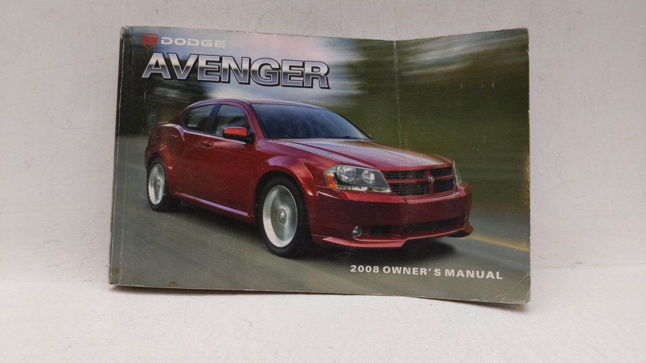2008 Dodge Avenger Owners Manual Book Guide OEM Used Auto Parts - Oemusedautoparts1.com