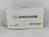 2008 Dodge Avenger Owners Manual Book Guide P/N:81-226-0830 OEM Used Auto Parts - Oemusedautoparts1.com
