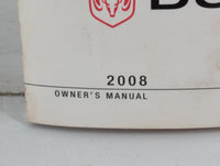 2008 Dodge Avenger Owners Manual Book Guide P/N:81-226-0830 OEM Used Auto Parts - Oemusedautoparts1.com