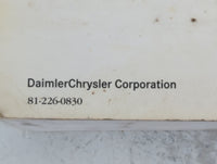 2008 Dodge Avenger Owners Manual Book Guide P/N:81-226-0830 OEM Used Auto Parts - Oemusedautoparts1.com