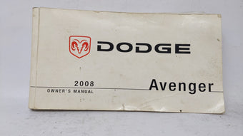 compare product 2008 Dodge Avenger Owners Manual Book Guide OEM Used Auto Parts