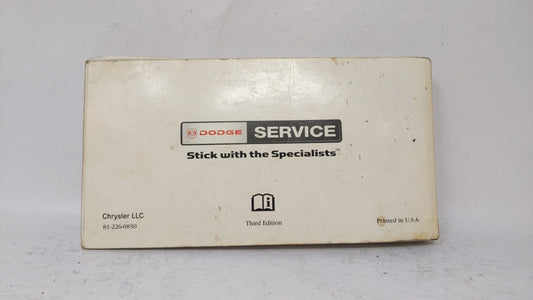 2008 Dodge Avenger Owners Manual Book Guide OEM Used Auto Parts