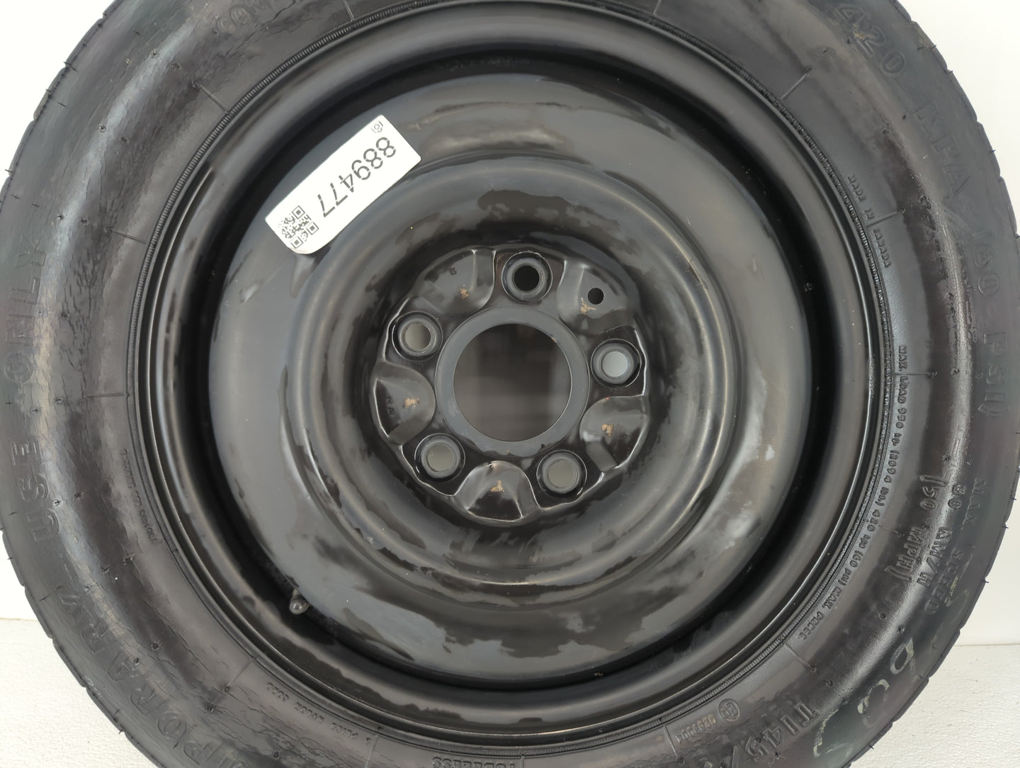 2008-2014 Dodge Avenger Spare Donut Tire Wheel Rim Oem - Oemusedautoparts1.com