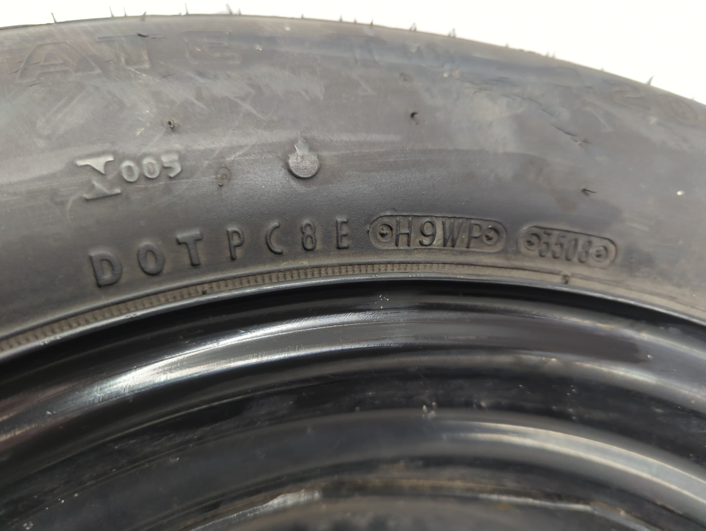 2008-2014 Dodge Avenger Spare Donut Tire Wheel Rim Oem - Oemusedautoparts1.com