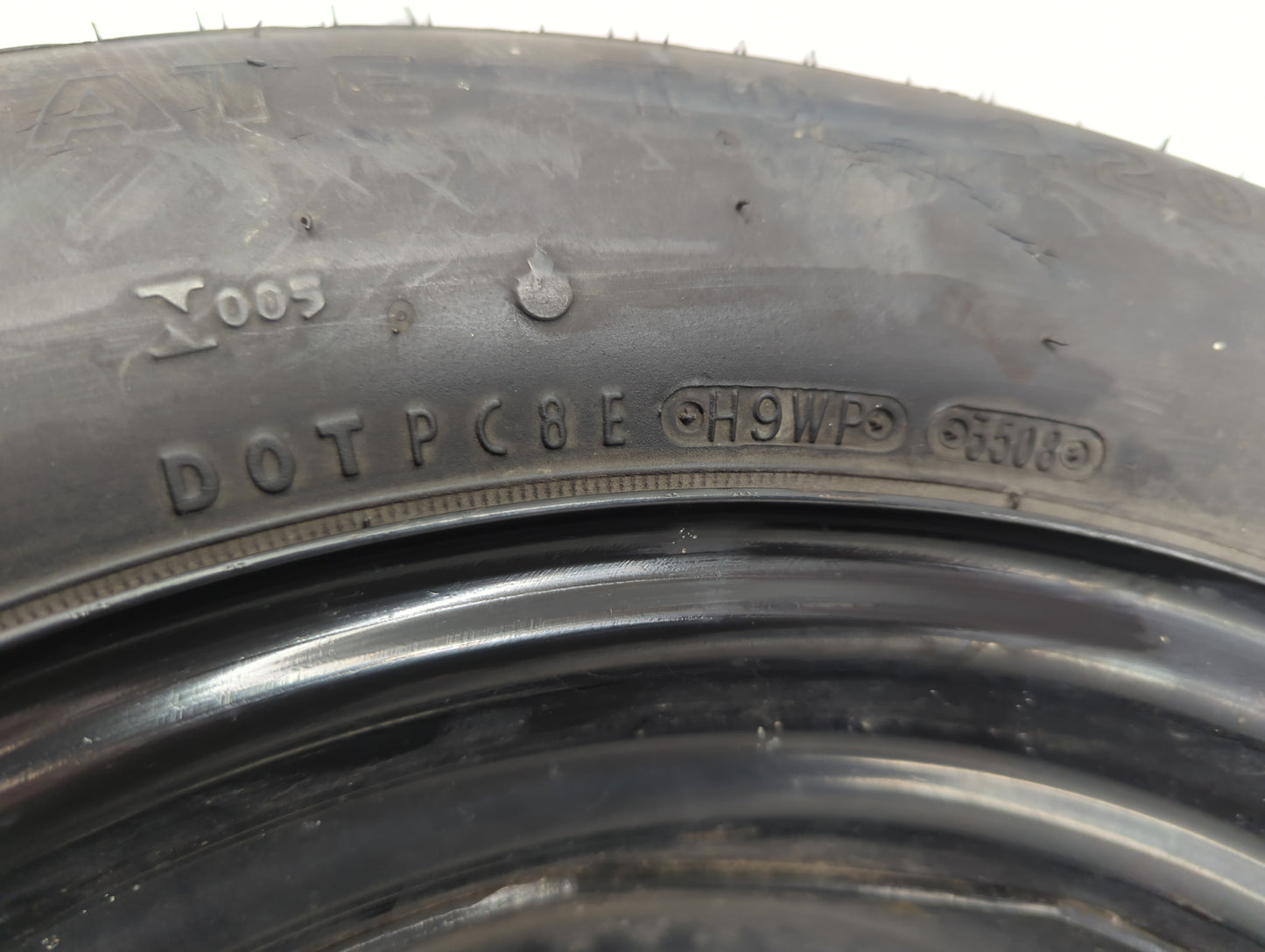 2008-2014 Dodge Avenger Spare Donut Tire Wheel Rim Oem - Oemusedautoparts1.com