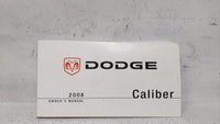 2008 Dodge Caliber Owners Manual Book Guide OEM Used Auto Parts - Oemusedautoparts1.com