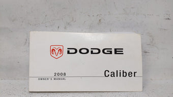 compare product 2008 Dodge Caliber Owners Manual Book Guide OEM Used Auto Parts